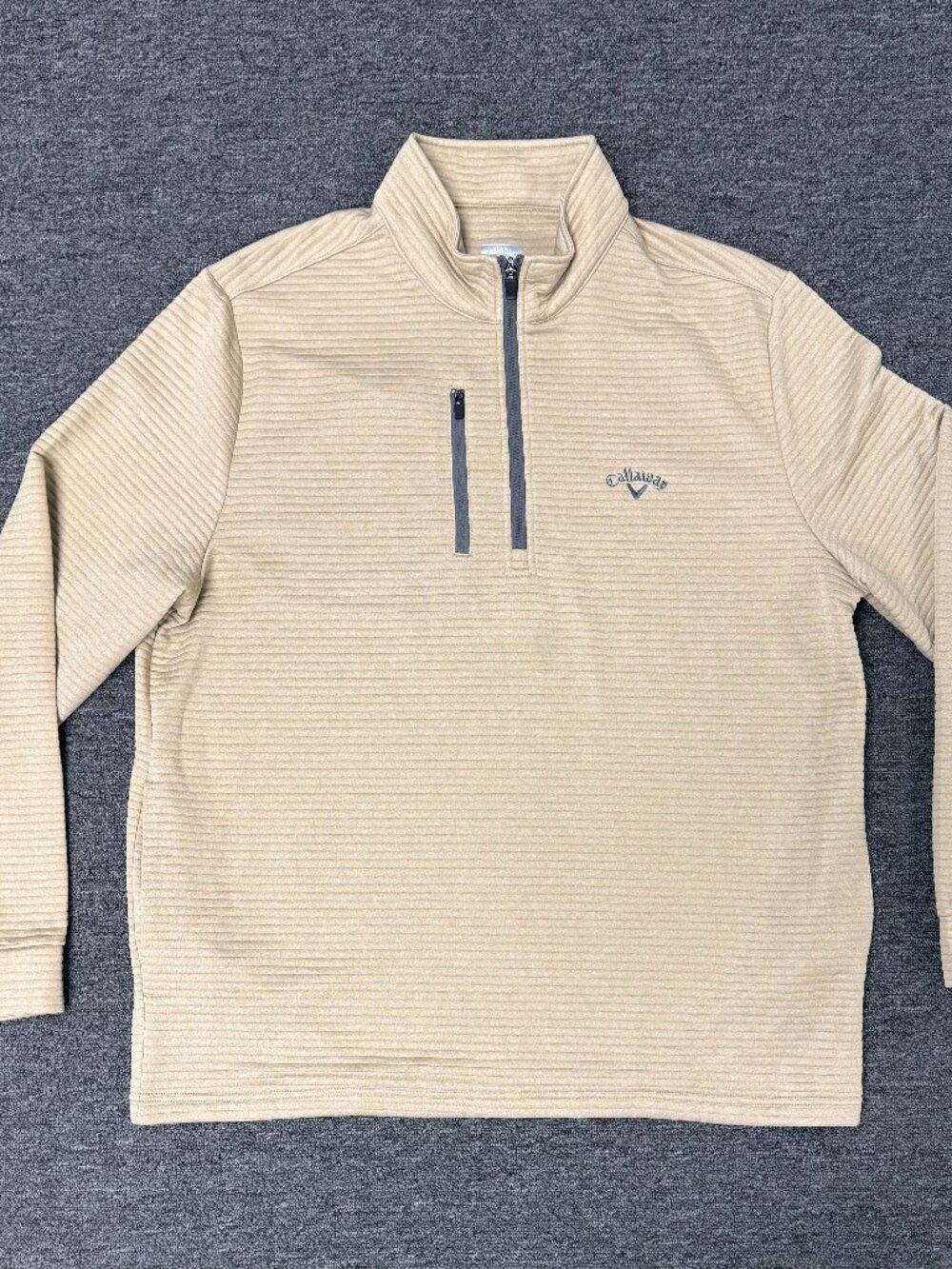 Callaway Mens Ottoman Quarter Zip Golf Base Layer - Large